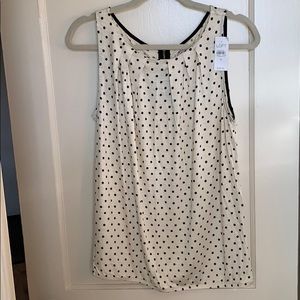BRAND NEW (tags on) LOFT polka dot tank top!
